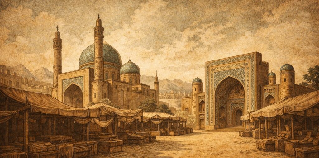 traveling religi di jalur sutra